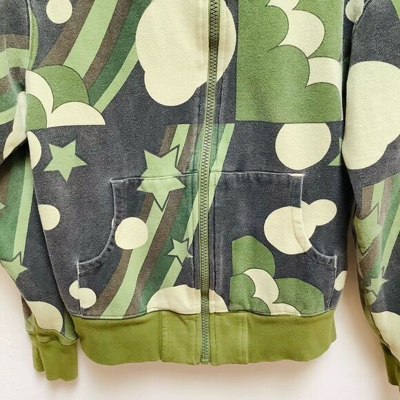 KID ROBOT HOODIE SWEATSHIRT CLOUDS STARS MEDIUM - Picture 10 of 15